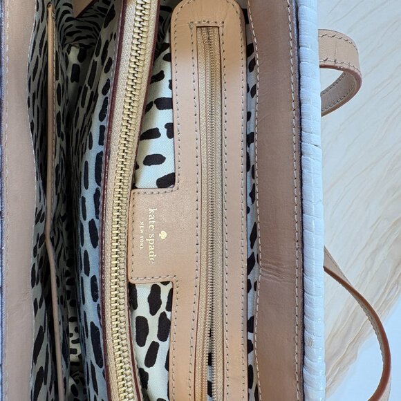 Kate Spade LIMITED EDITION Vintage White Straw Handbags $250 MSRP - Picture 8 of 13